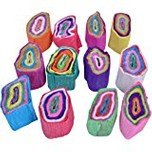 Theme My Party Crepe Paper for Flower Making, Gift Wrapping, Festive Decoration (Multicolor)