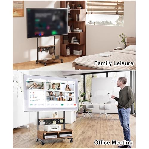 Soporte móvil con ruedas para TV 40-85 pulgadas miniatura 7
