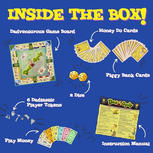 DadOpoly – Juego de Mesa Familiar Divertido para Padres y Niños miniatura 5