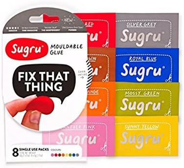 Sugru SCLR8 Air-curing Rubber - 8 X 5g - New Multi-colors