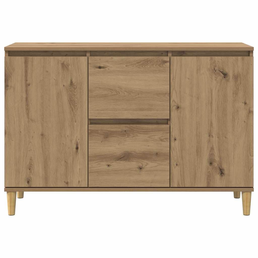 Refined Aparador de Madera de ingeniería Roble Artisan 102x35x70 cm