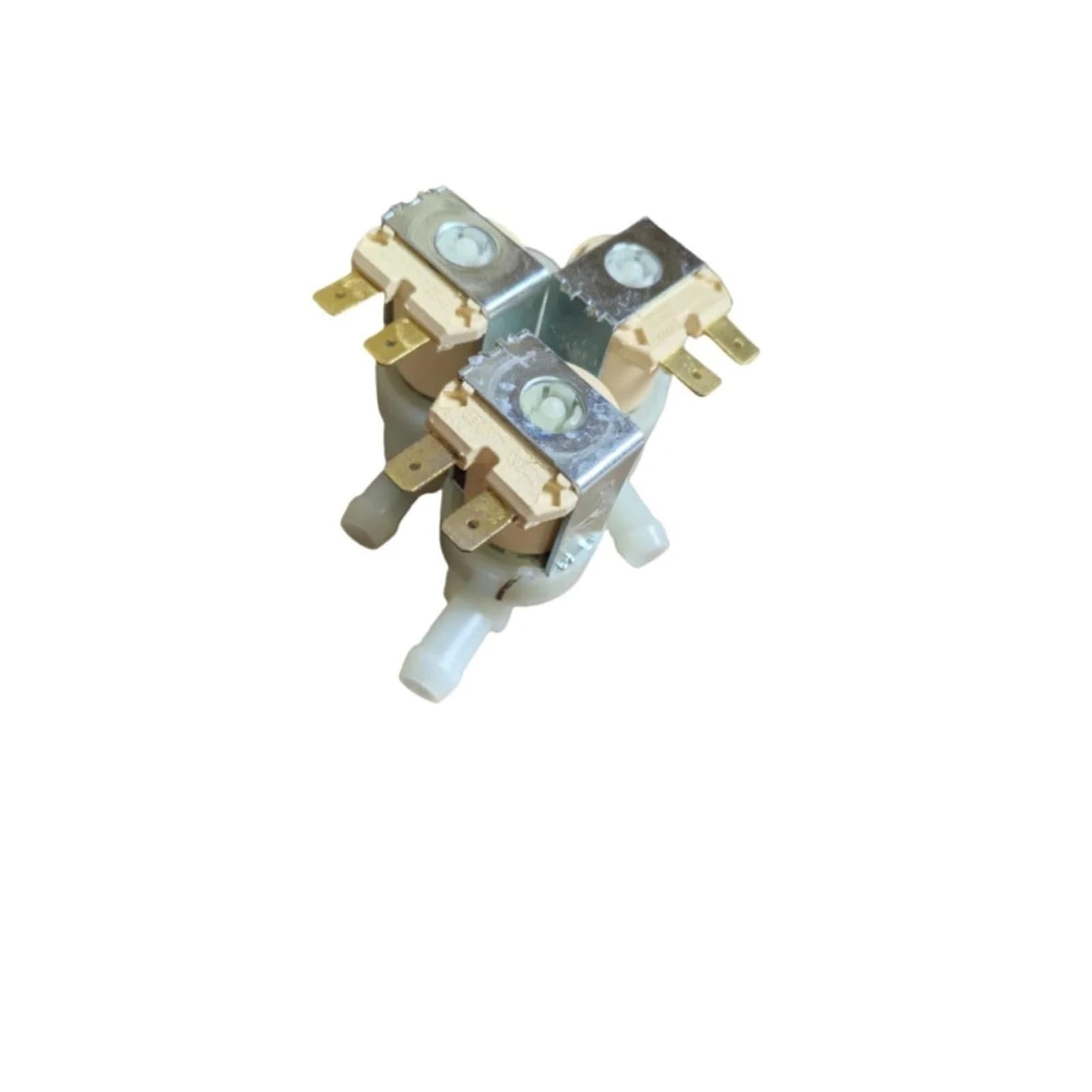 Compatible Con Máquina, Válvula Solenoide De Entrada De Agua De Tres Vías AC220V, Válvula De Entrada De Agua De Lavadora