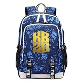 FANSIVERS Mochila esportiva multifuncional de basquete KB24 para viagem e laptop para fãs de futebol para homens e mulheres