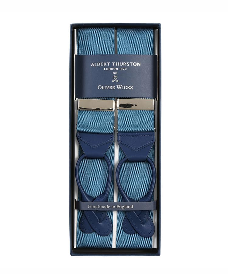 Image of Oliver Wicks Albert Thurston Suspenders for Men, Handmade in England, Premium Quality