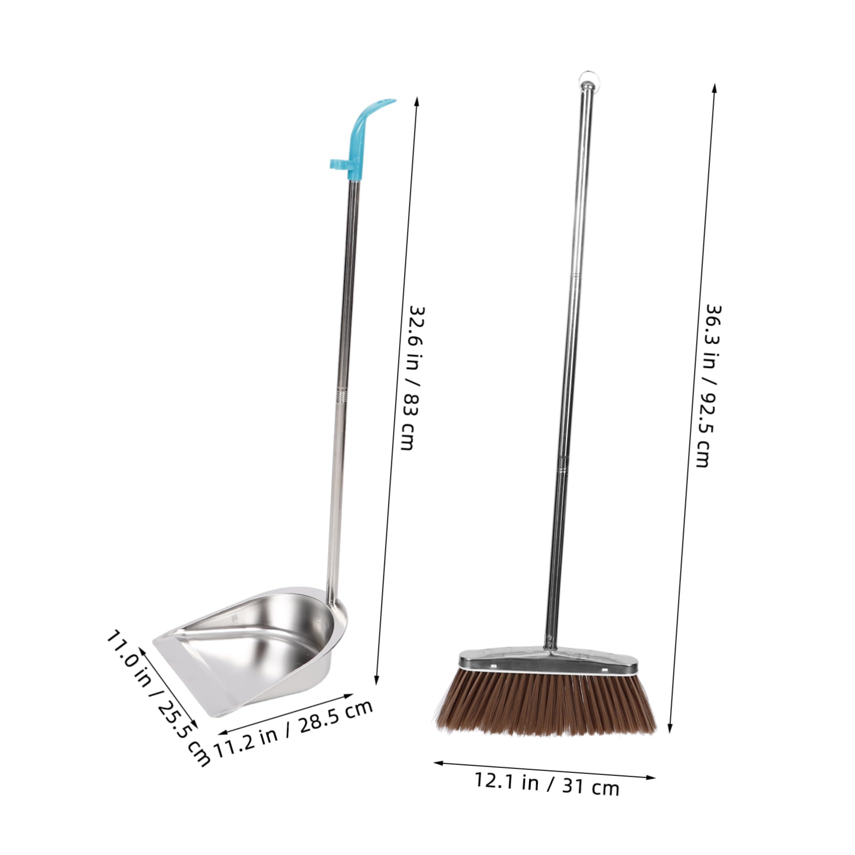 Zerodeko Escoba y Recogedor Herramientas De Limpieza Hogar Dormitorio Escoba Recogedor De Basura Limpiar Suelos