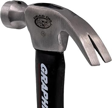 Dead On Tools - Graphite Hammer, Smooth Face 16 oz. (DO16-GS), Black