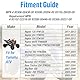Vorder Radlager Dichtungen satz passend für Yamaha Raptor 700 660 350 250 125 Banshee 350 Warrior 350 YFZ450 Blaster 200 Bruin Bear Tracker Big Bear 250