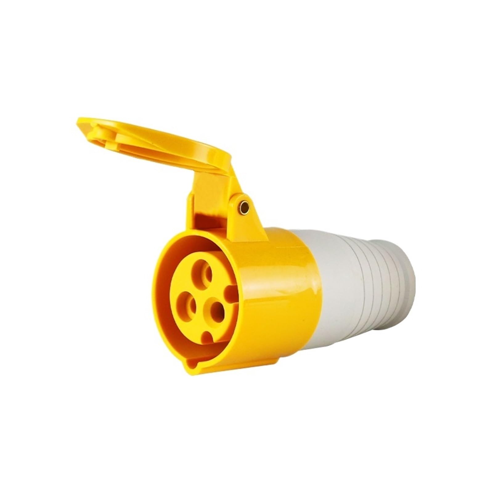 MUYTQAERG 110V-130V Waterproof Industrial Plug and Socket Connector 4h Three-core 16A Aviation Male and Female Docking(Connector nylon)