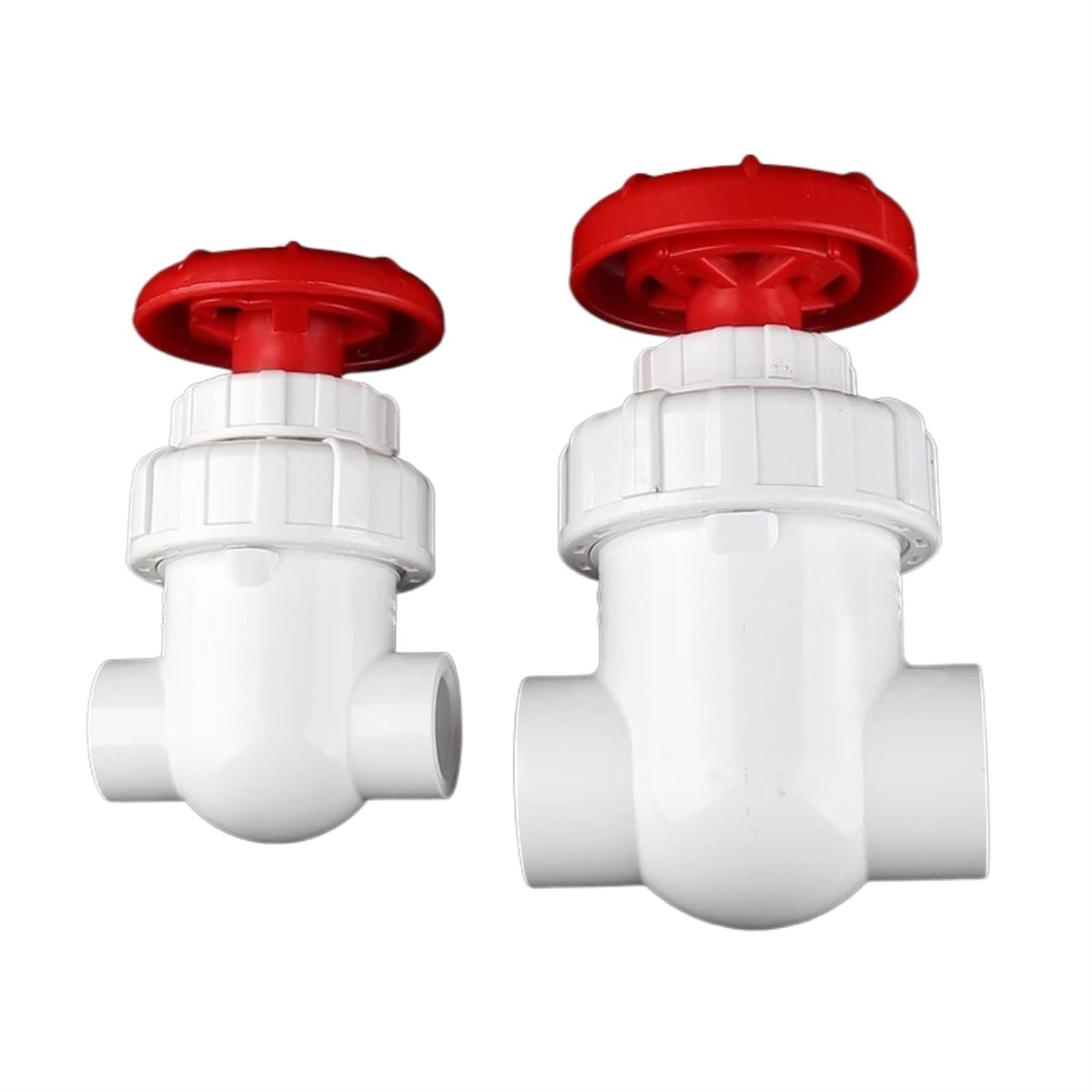 Válvula de compuerta de UPVC, 1 Uds válvula de compuerta UPVC Multicolor 20-63mm for riego jardines y acuarios(White,Inner Dia 40mm(DN32))