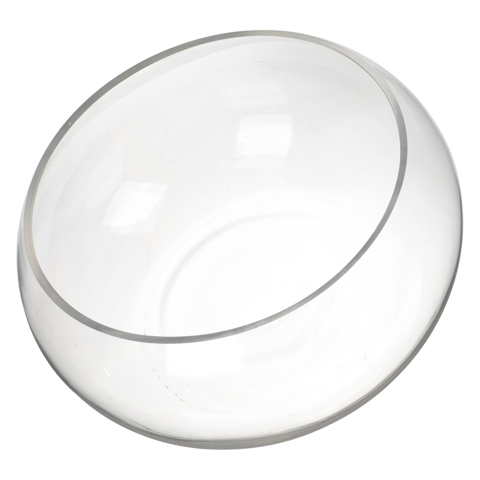 Beaupretty Pecera De Vidrio Transparente para Escritorio Acuático Decorativo para Plantas y Peces Terrario Hidropónico para Hogar y Oficina