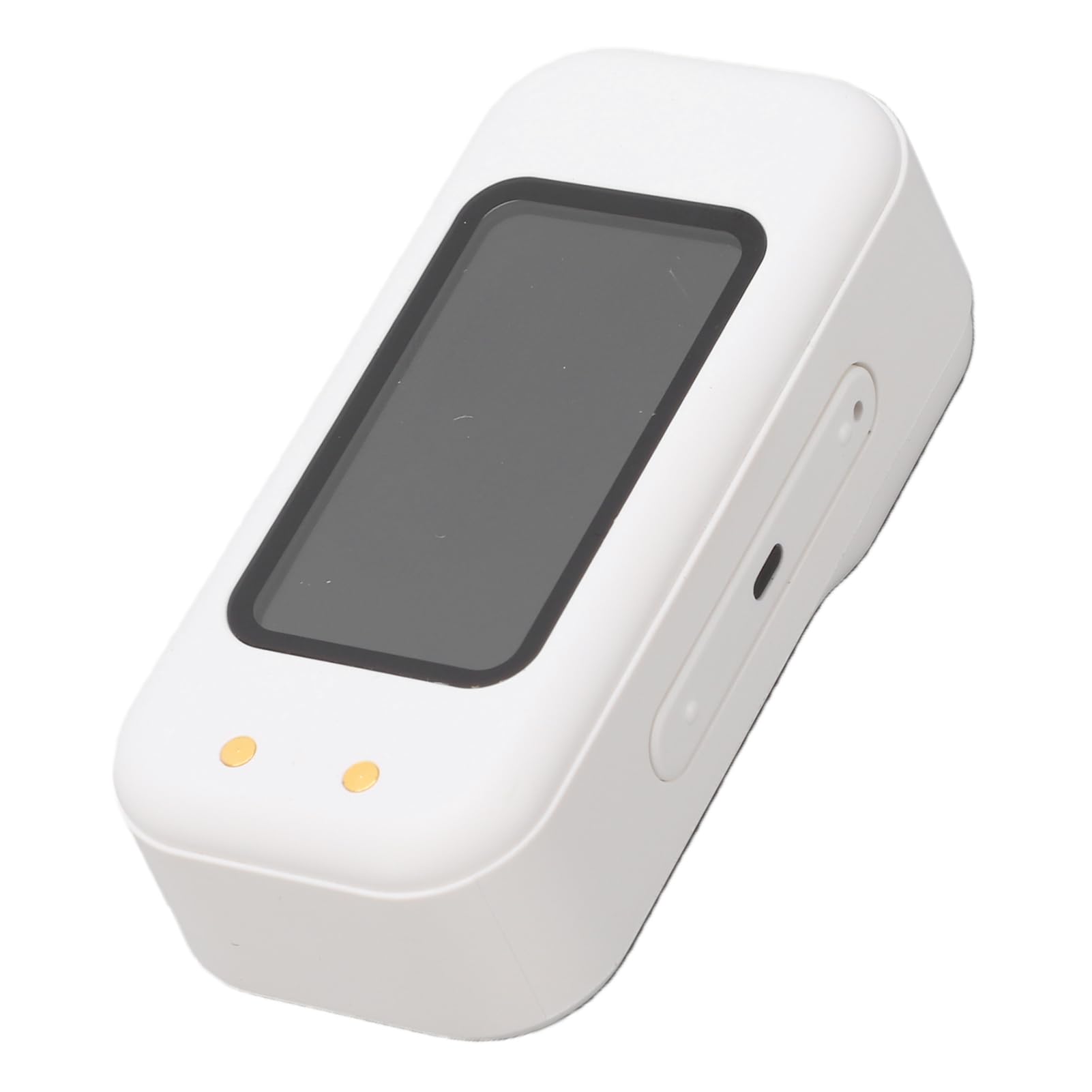 Action Camera 1080P con Custodia di Ricarica, Piccola Videocamera Vlog con Schermo da 1,47 Pollici, Registratore Magnetico Indossabile per Animali Domestici per Lavori di Viaggio (WHITE)