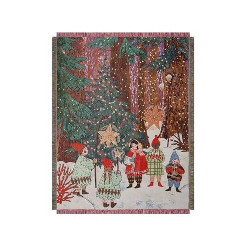 北欧クリスマス柄ブランケット ソファーブランケット ソファーカバー