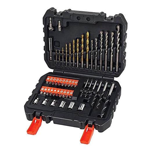 BLACK+DECKER A7188 Set de 50 Piezas con Brocas y Puntas para Atornillar y Taladrar Brocas de Titanio