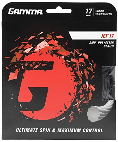 Gamma Sports AMP JET 17g String - Black