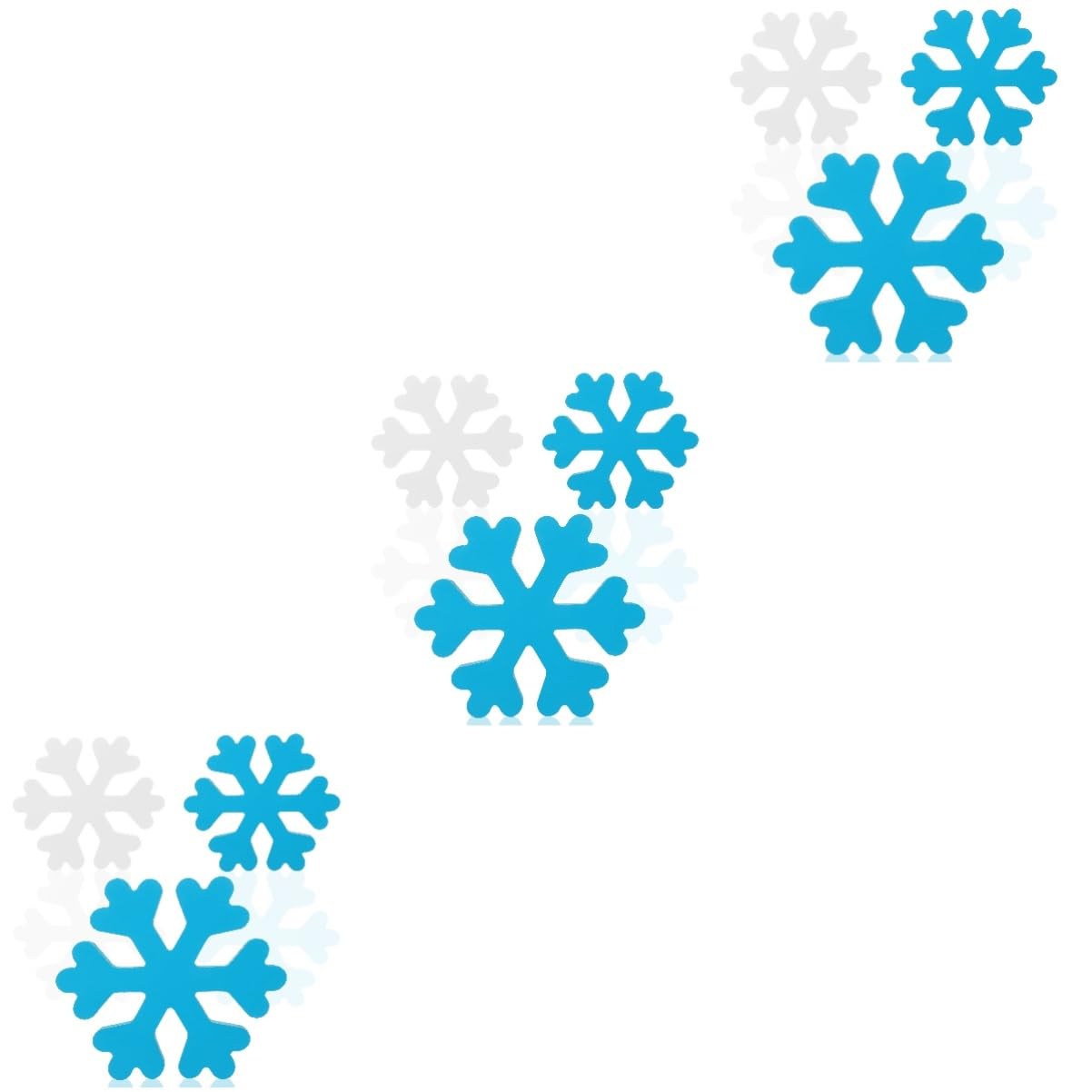 Alipis 9 Piezas De Decoración De De Nieve Decoración De Mesa Con Copos De Nieve Decoraciones Para Árboles De Navidad Centros De Mesa Con Copos De e De Invierno