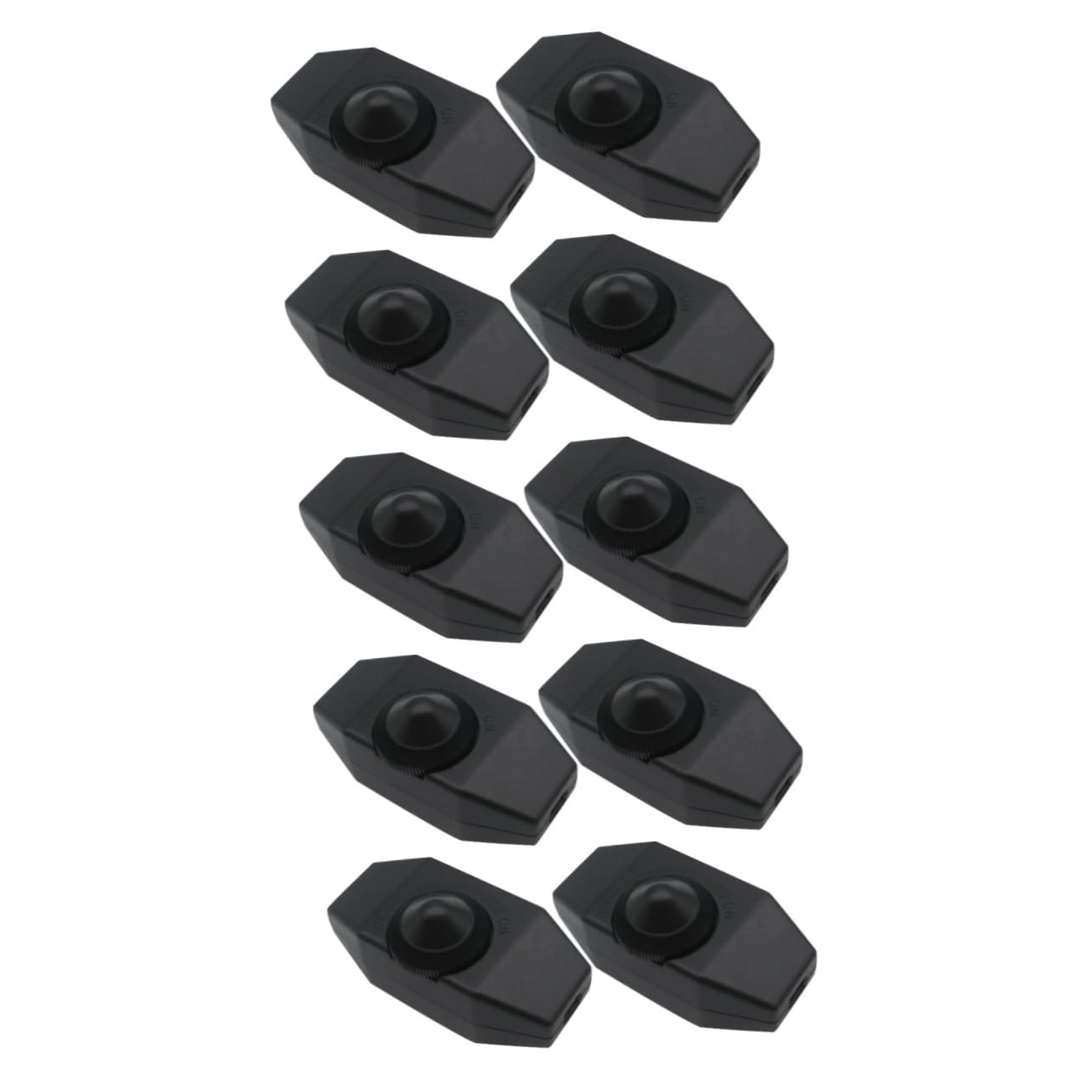 Uonlytech 10 Piezas atenuador rotatorio dormitorio cozinha regulador intensidad LED condujo controladores interruptores controlador interruptor atenuador brillo LED atenuador