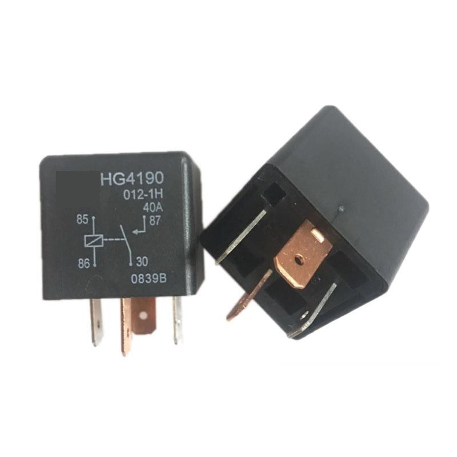 Relais Automobile 4 Broches 12 V 40 A HG4190 pour réparer la ventilation de voiture