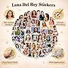 50 Pcs Lana Del Rey Vinyl Stickers Set Die Cut Waterproof Decals for Laptop Phone Case Luggage Water Bottle Wall Scrapbook Teen Fan Gift #1