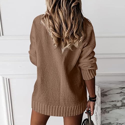 Sweaters for Women V Neck Long Sleeve Knit Sweaters Pullover Fall Outfits - image 4