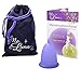 Produktbild Me Luna Menstruationstasse Sport, Kugel, Blau-Violett, Größe M