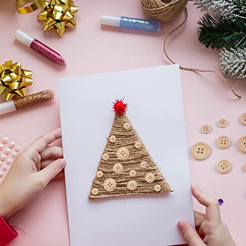 TUPARKA 255 PCS Bottoni in Legno Formato Misto