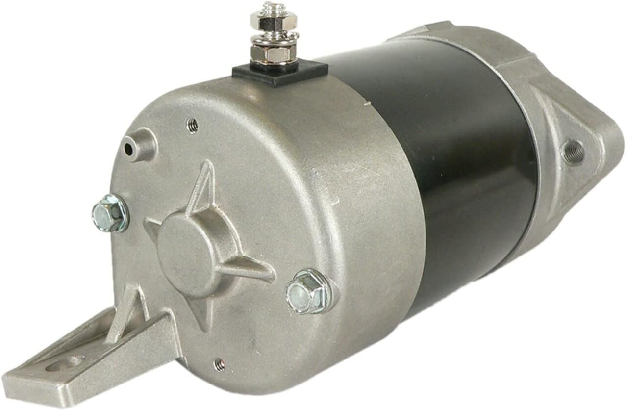 Crank-n-Charge Starter Motor, rear view with electrical terminals