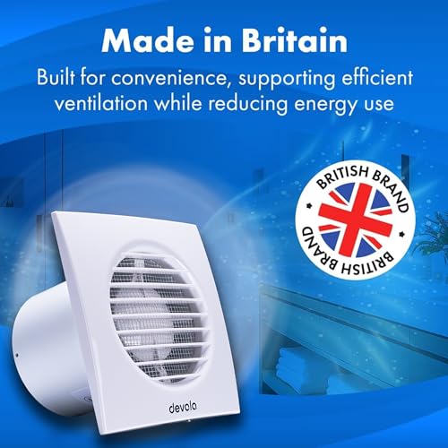 Ventilateur extracteur standard 100 mm Devola DVF100 pour aération de cuisine - 4