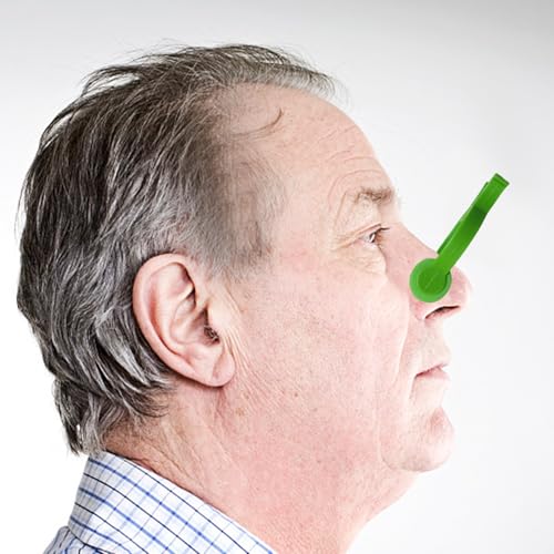 OAOSDH 20-Teiliger Nasenclip, Einfache Feste Farbe, Mit Kissen, Atemtraining, Spirometriefunktionstest, Wiederverwendbares, Multifunktions-Anti-Schlupf-Clip.