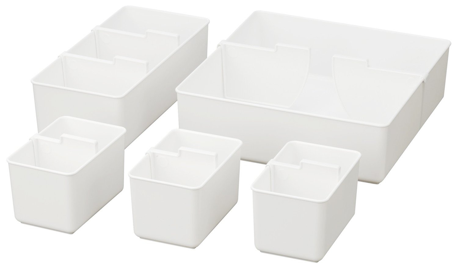 Amazon.co.jp: イノマタ 下着収納ケース 5点セット 2951