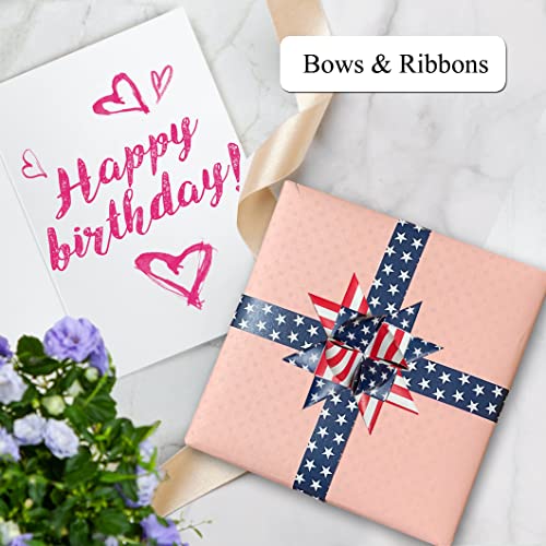 Patterned Paper Strips For Weaving Projects. Paper Strips For Moravian Stars, German Stars And Froebel Stars. 50 Strips Per Pack. (1/2 Inch, Usa Flag) #TOP6