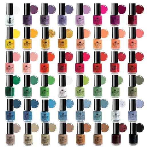 Lot De 48 Vernis À Ongles - 48 Couleurs Vives Et Modernes 5 ml Cadeau Parfait
