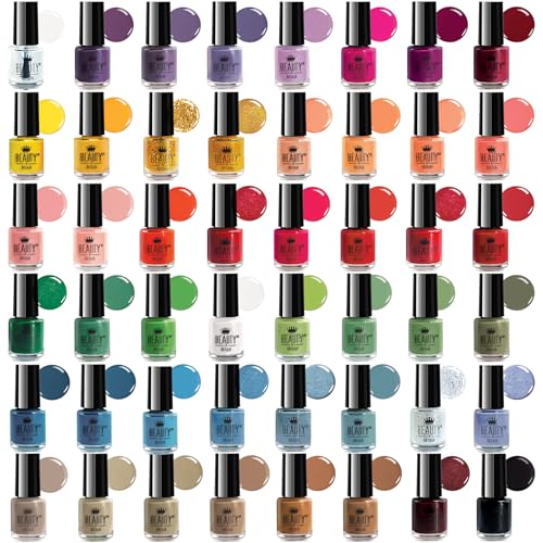 Envie De Color Coffret Vernis à Ongles – Collection Complète avec 48 Couleurs dans une Boîte Artistique Paris-Londres – Marque Britannique (Set A+B - 48...