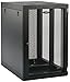 TRIPP LITE 18U Heavy Duty Wall Mount Rack Enclosure Cabinet Side Mount Wall Mount Components SRW18UHD Black