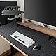shinfly Schreibtischunterlage Filz, 120X60cm, Schreibtisch Unterlage, Rutschfester Desk Mat, Office-Desktopschutz, Schreibtischmatte für Homeoffice Ausstattung (Dunkelgrau)