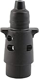 MXECO 12V 7 Camino Redondo Est?ndar Europeo Coche del Conector enchufable de pl?stico Remolque del Coche 7 Patilla Conector de Tapones para los remolques Accesorios del Coche MXECO 12V 7 Camino Redondo Est?ndar Europeo Coche del Conector enchufable de pl?stico Remolque del Coche 7 Patilla Conector de Tapones para los remolques Accesorios del Coche