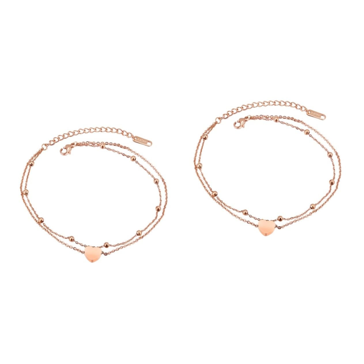 Tobillera inoxidable de mujer para lucir joyas de moda en la playa este verano 8
