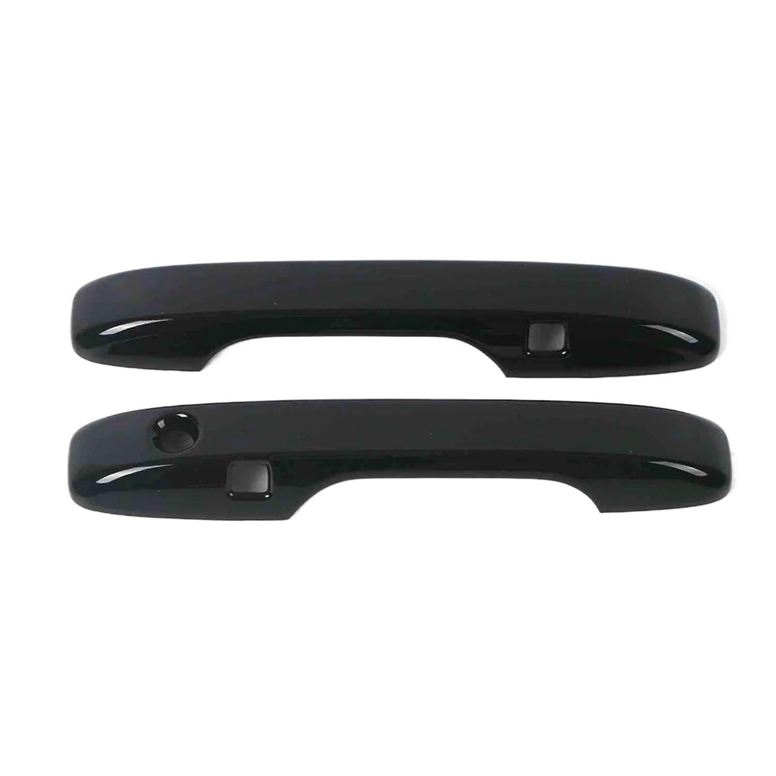 OUVECR for Vezel for HR-V for HRV 2021 2022 2023 ABS Chrome Black Front Side Door Handle Cover Trim Car Accessories Car Outer Door Handle(Black)
