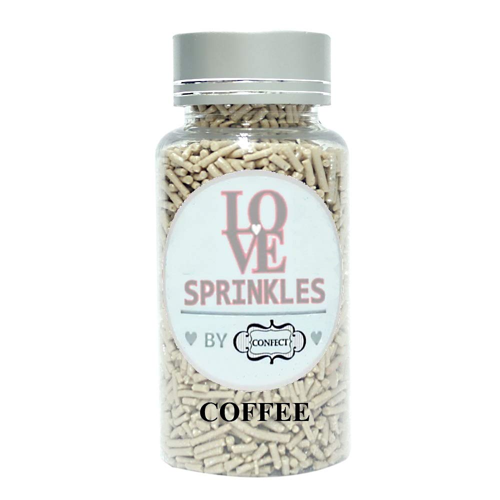 Confect Edible Coffee Vermicelli Sprinkles 90 GMS for Cake Cupcake Decor (B08XNY3M61) Amazon Price History, Amazon Price Tracker