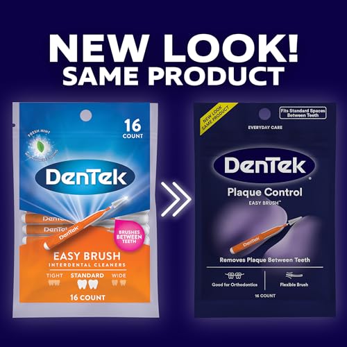 Image of DenTek Interdental Brushes, Plaque Control Easy Brush,16 Count (Pack of 36)