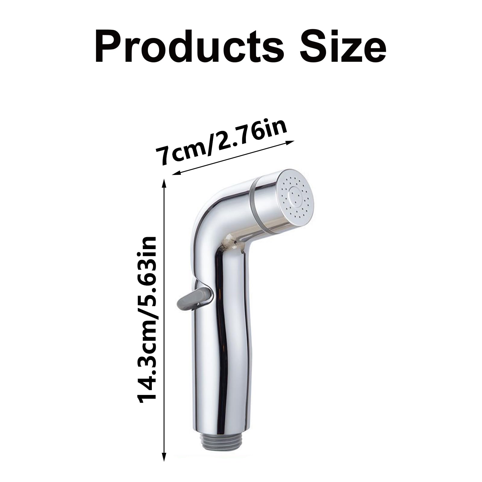 Upgrades Bathroom Bidet Sprays with Efficient Water Saving Designs Comfortable Bidet 143mm for Person Hygiene — view 6