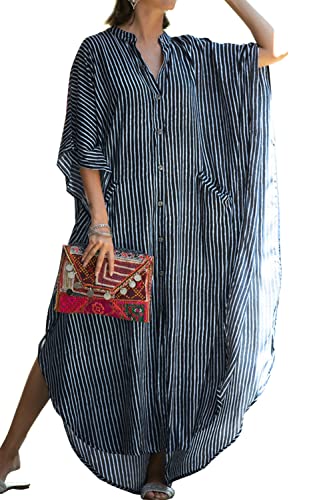 YouKD Maxi abito lungo da donna, bohémien, stile