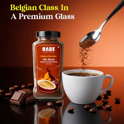 Image of Rage Coffee Silk Blend Belgian Chocolate 120 GMs | Premium, Bold & Smooth