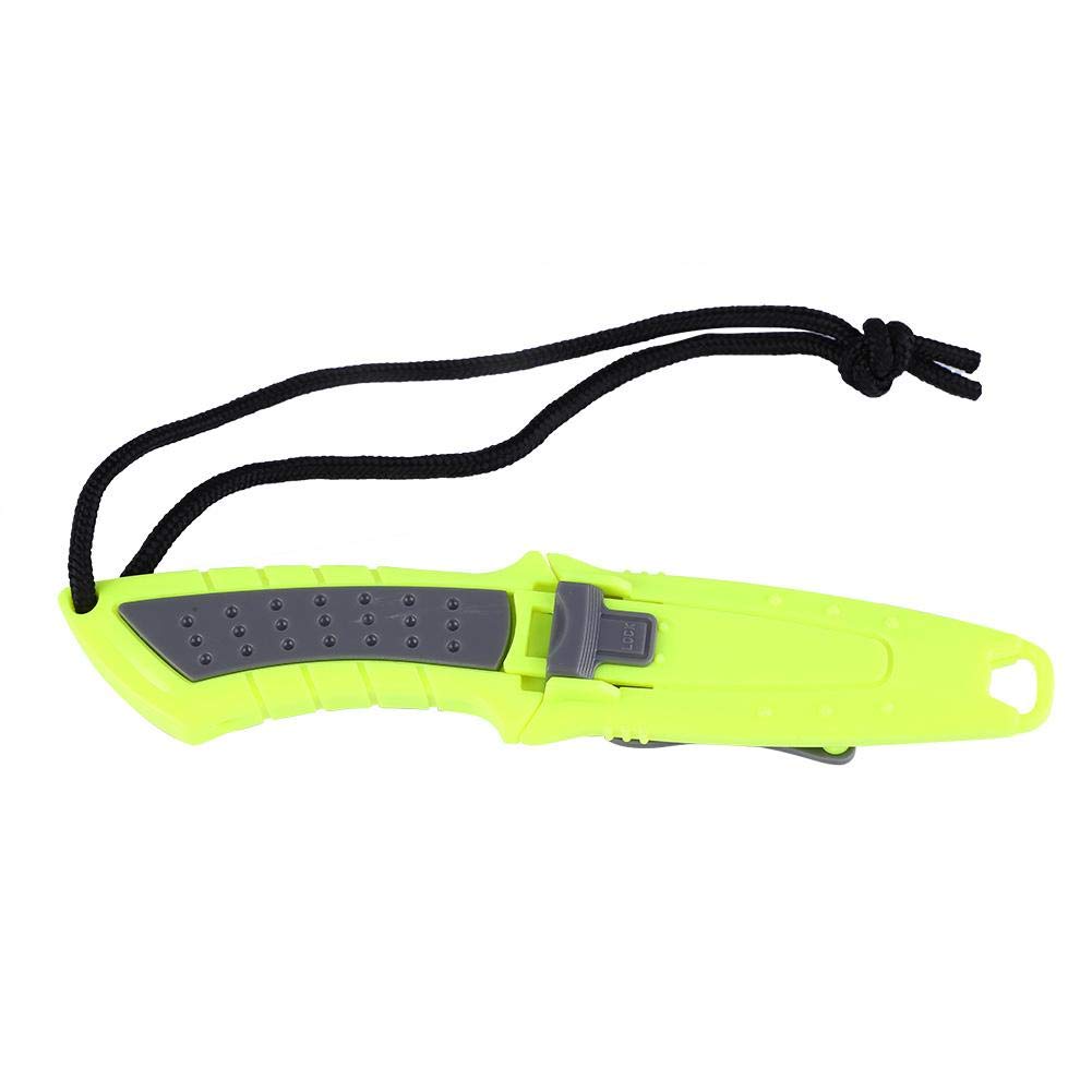 Cuchillo de Buceo de Acero Inoxidable Cuchillo de Buceo Profesional Cuchillo de Buceo Profesional Accesorios para buceadores con Mango ergonómico cómodo de agarrar