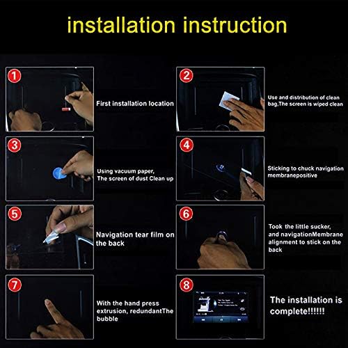 Miniatura 7 de ITrims - Protector de pantalla de navegación GPS para Volkswagen VW Tiguan de segunda generación, 2017, 2018, solo para alta equipación con función