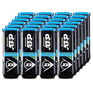 Dunlop ATP Championship (Extra Duty) Tennis Balls Case of 24 Cans / 72 Balls