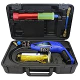 Mastercool 56300 UV and Electronic Leak Detection Kit – Raptor Detector with UV Light – Cartridge Dye Injector – Includes Glasses, Hose, Cleaner