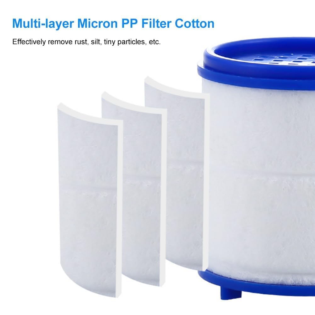 5 cartucce filtranti di ricambio per rubinetto, filtro acqua di ricambio, filtro in cotone PP, addolcitore per rubinetto della cucina