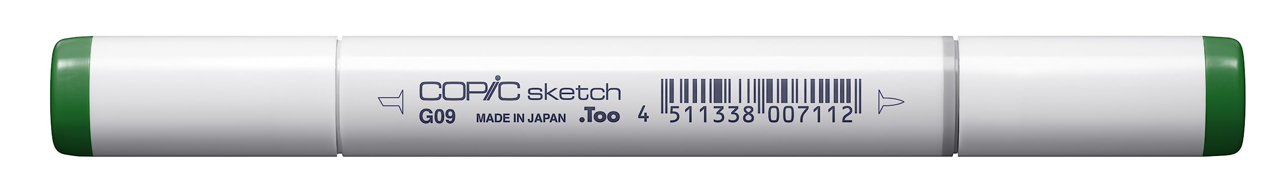 Copic Sketch Coloured Marker Pen, (G-09) Veronese Green, For Art & Crafts, Colouring, Graphics, Highlighter, Design, Anime