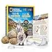 Produktbild NATIONAL Geographic 4 Geoden Aufbrech-Set  Mit Schutzbrille & Ausstellungsständer  Mint Wissenschaftsset für Jungen & Mädchen, Brich Deine eigenen Geoden auf