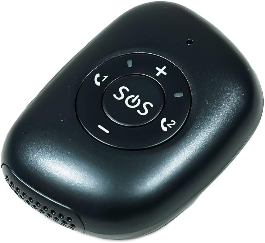 Monty Soul – Dispositivo di Sicurezza Portatile con GPS in Tempo Reale, Chiamata SOS, Geofence e Rilevamento Caduta, Gestibile da App – Ideale per Anziani, Bambini e Persone Fragili (V50)